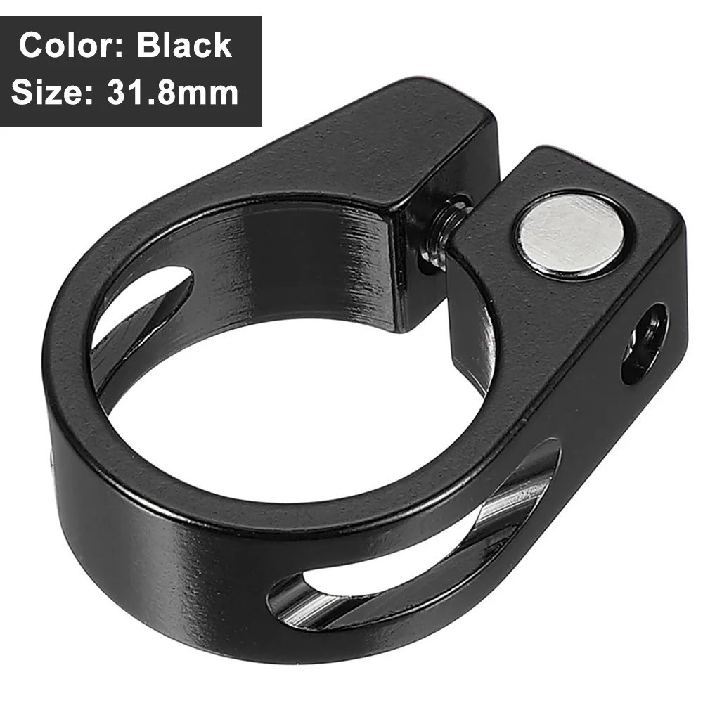 Bike Seat Post Clamp Aluminum Alloy 28.6/31.8/34.9MM MTB Road Bicycle Clip