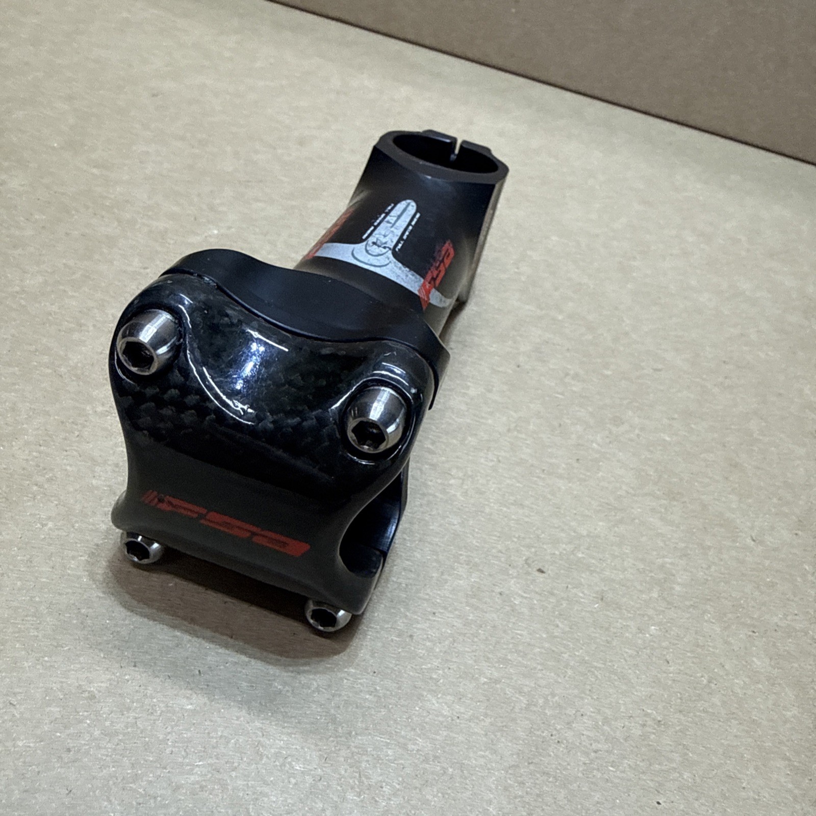 FSA OS115 Alloy 110mm 31.8 6 Rise Road Bicycle Stem w/ Carbon Face Plate mwl54