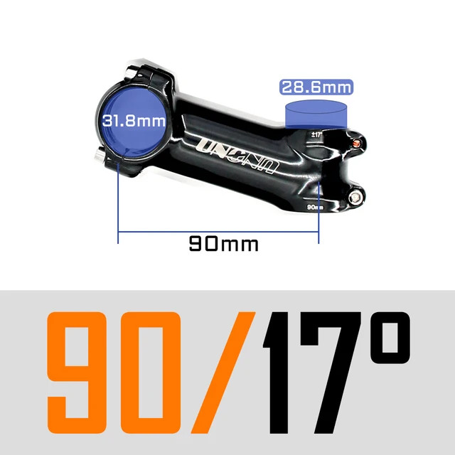 Road Bicycle Stem Ultralight 7 17 35 Degree MTB Stem Fork 28.6 31.8mm 60-130mm