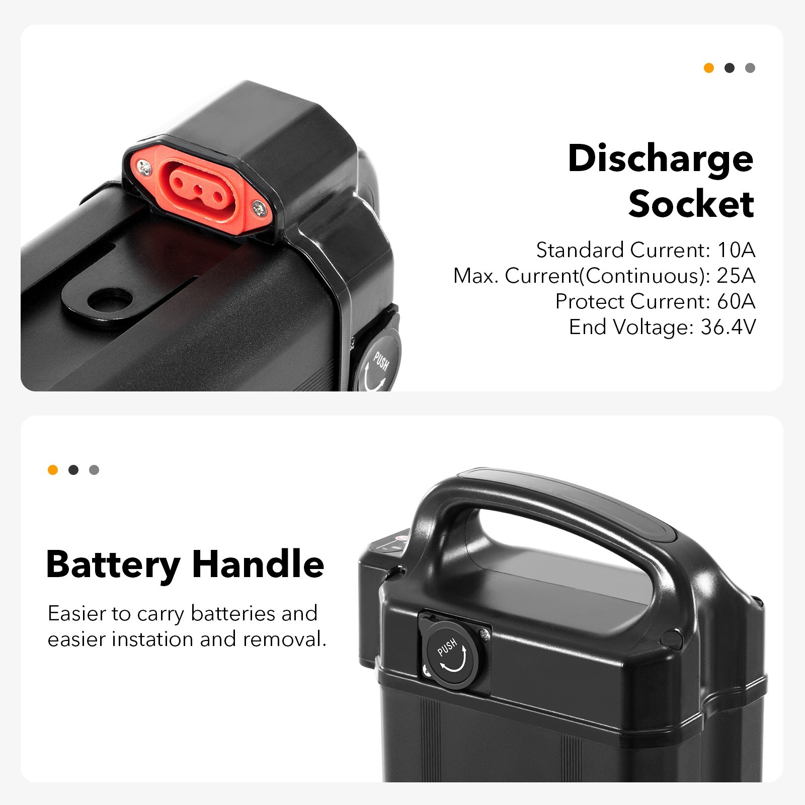 48V 22.5Ah Heybike Explore Spare Battery 48V Heybike Ebike Battery