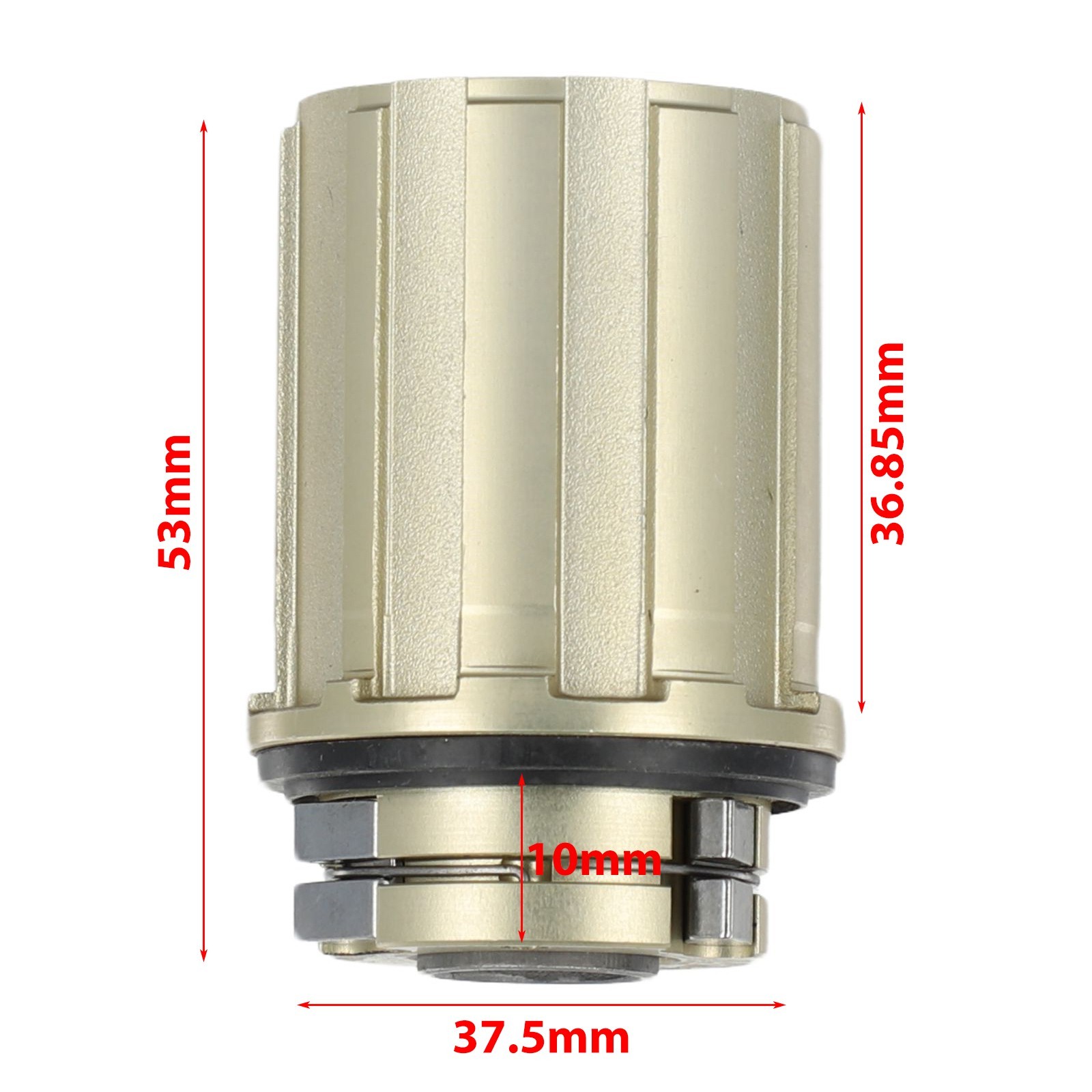 Freehub Freestanding Body 12mm/15mm 7075 Aluminum Alloy For MicroSpline