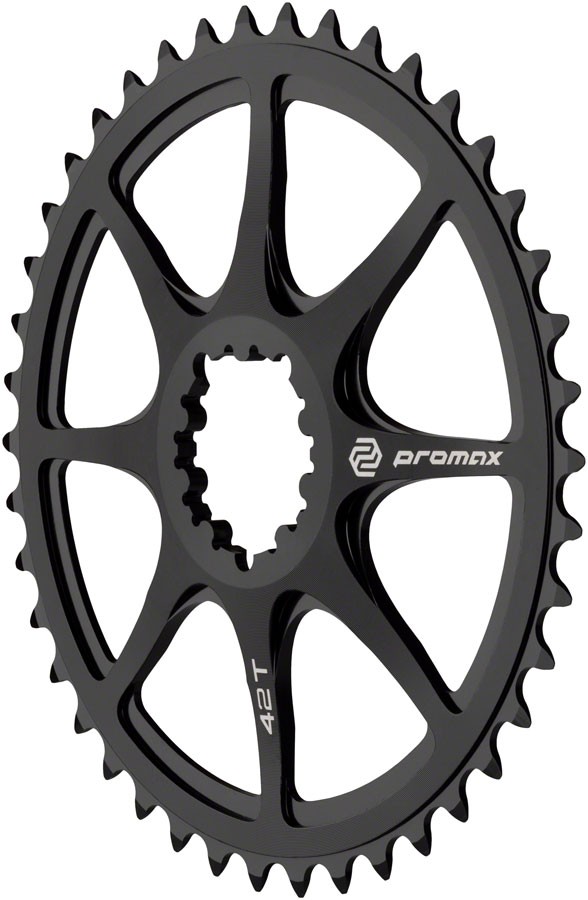 Direct Mount Chainrings – Promax Direct Mount, 42t Chainring Black – Direct