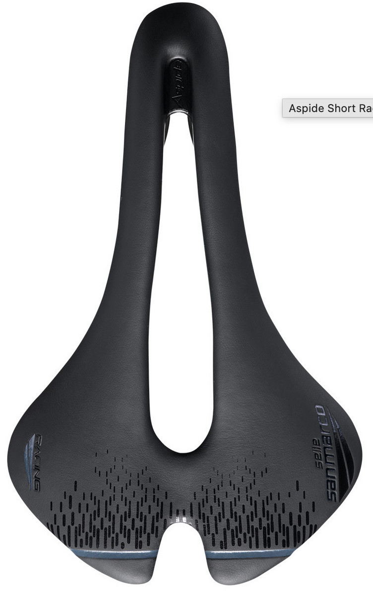 Selle San Marco Aspide Short Open-fit Racing Bike Saddle Italia – 155mm