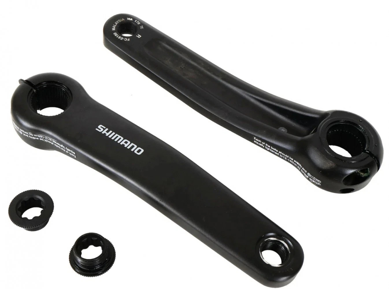 Shimano STEPS FC-E6100 Crank Arm Set without Chainring – 170mm
