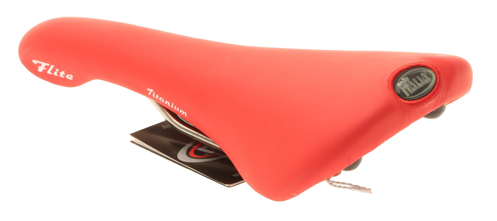 Selle Italia Flite Saddle Titanium Rail Calendar Red Leather 2002 NIB NOS NEW