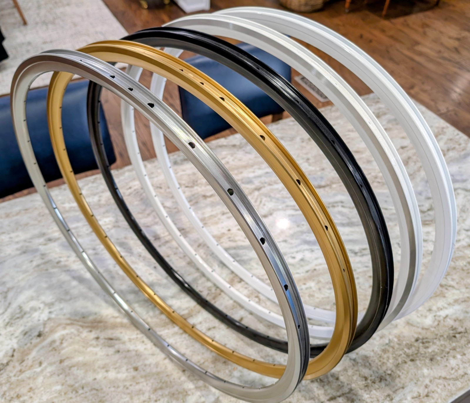 KINLIN XR-240 700C ALUMINUM ALLOY 32H SEMI-AERO NEW BICYCLE BIKE RIMS – NOS