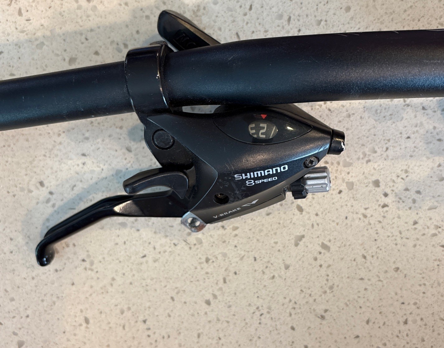 Shimano Integrated V Brake Shifter/Brake Set ST-EF50-8R On Bontrager 600mm 6061