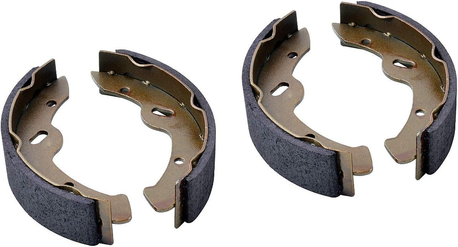 EZGO Brake Shoes Pads and Spring Kit Compatible With1996-Up Txt/St350/Workhorse