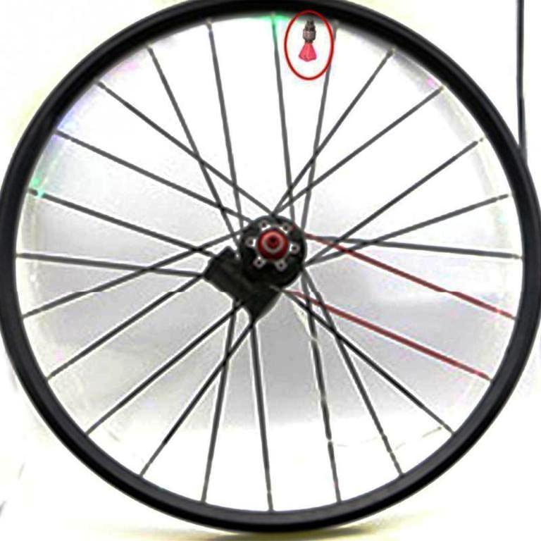 Lot GEM LED single VALVE BIKE CAR LIGHTS cycling bike flash tire wheel safety