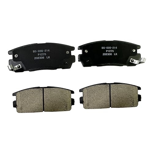 Front and Rear Ceramic Brake Pads for 2010-2017 Chevy Equinox GMC Terrain,