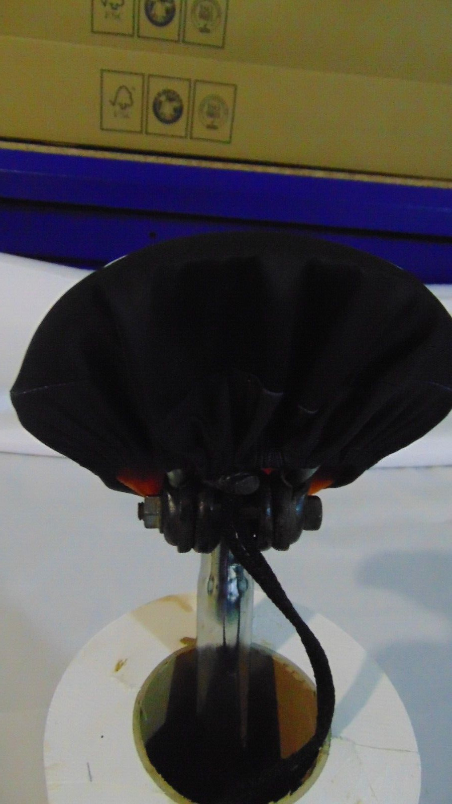 BMX Bicycle Seat Cover Vintage Max Bike Saddle Cover Old School BMX Adjust Black