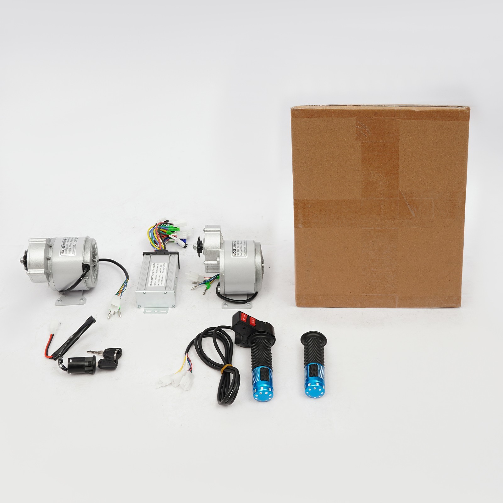 350W Gear Reduction Electric Motor,Electric Bike Motor Kit w/Controller+Throttle