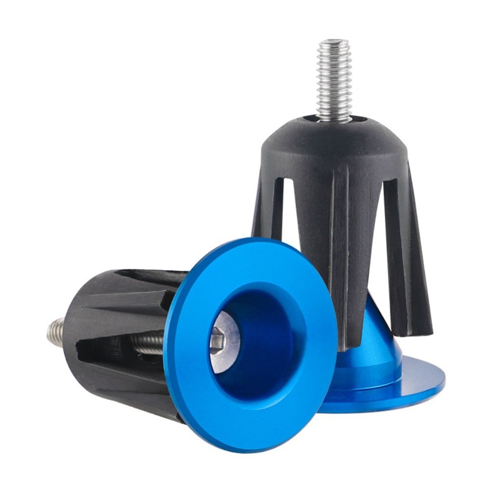 Colorful Aluminum Alloy Bicycle Handlebar End Secure Fit for Mountain Bike