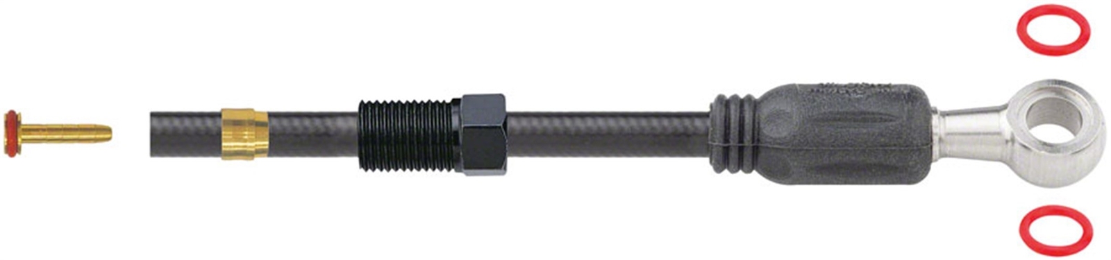 Jagwire Sport Mineral Oil Hydraulic Hose Kit for Tektro Gemini SL, Orion SL, Vol
