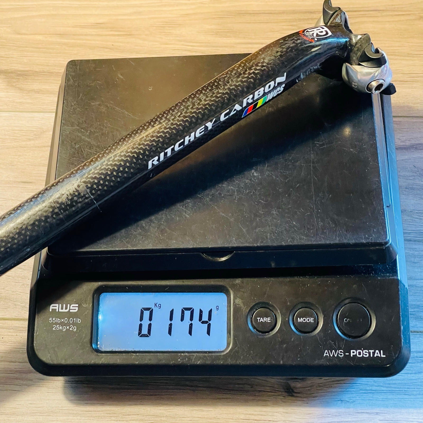 Ritchey WCS Carbon Seatpost 27.2 350 1-Bolt 7×7 Rail Clamp 25mm Offset