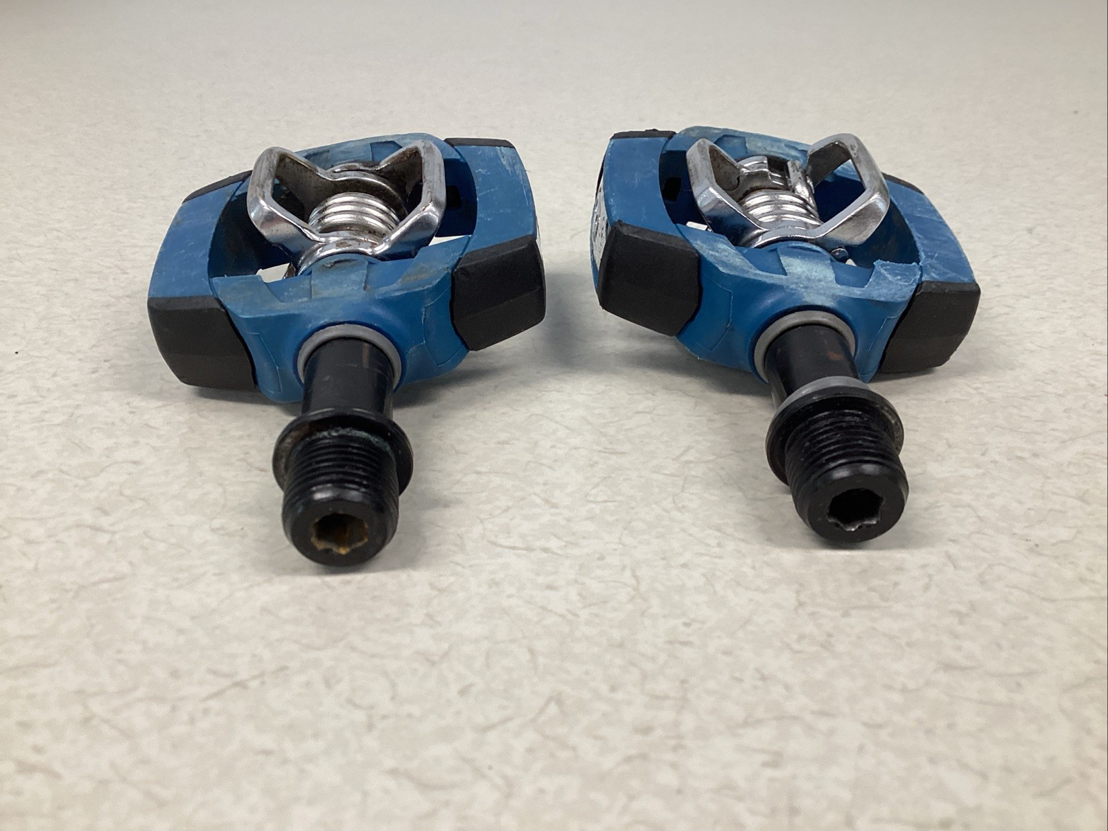 Crank Brothers Candy Style Pedals W/ Egg Beater Mechanism & Candy Platform Blue