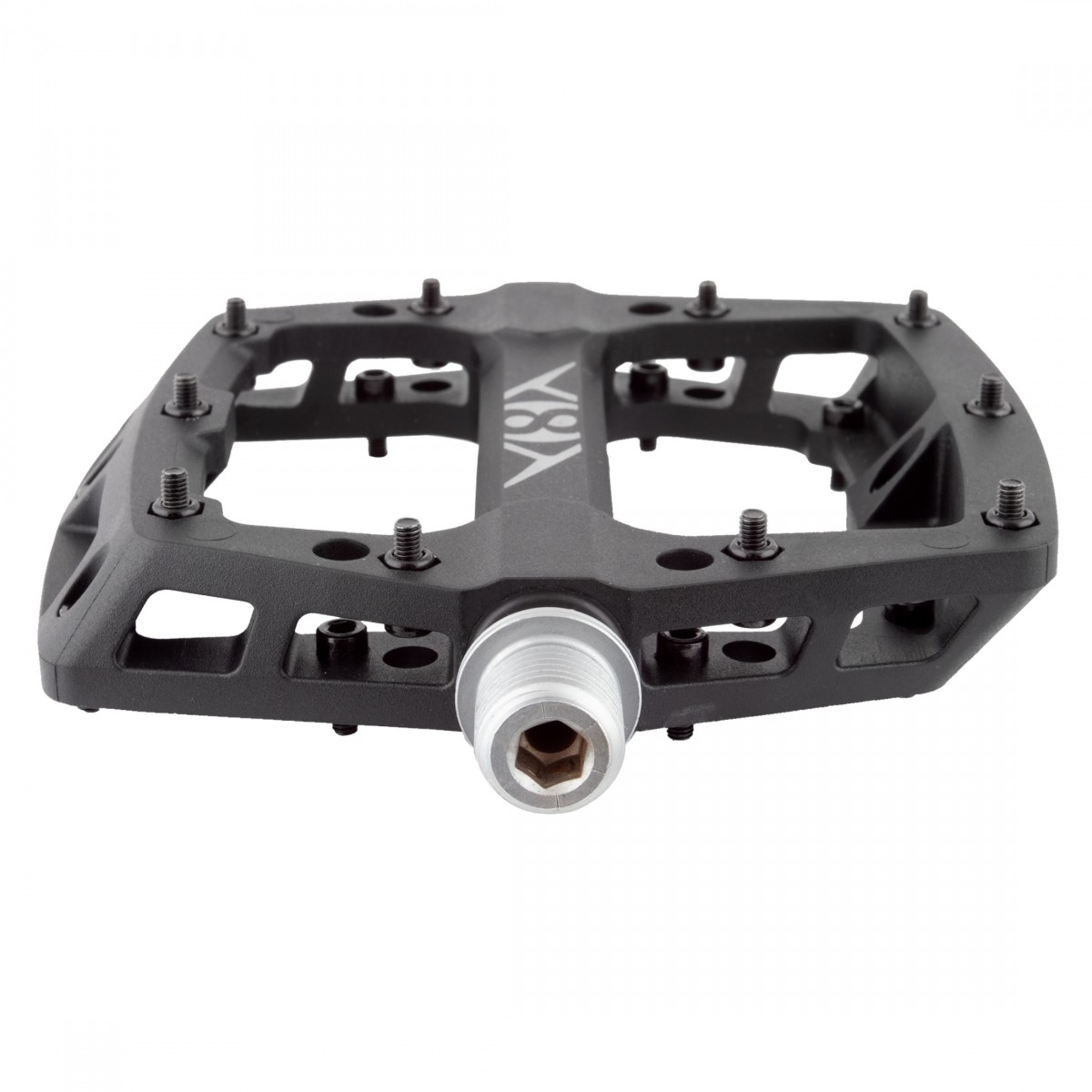 Origin8 Retox Platform Pedals 9/16″ Concave Composite Body Removable Pins Black