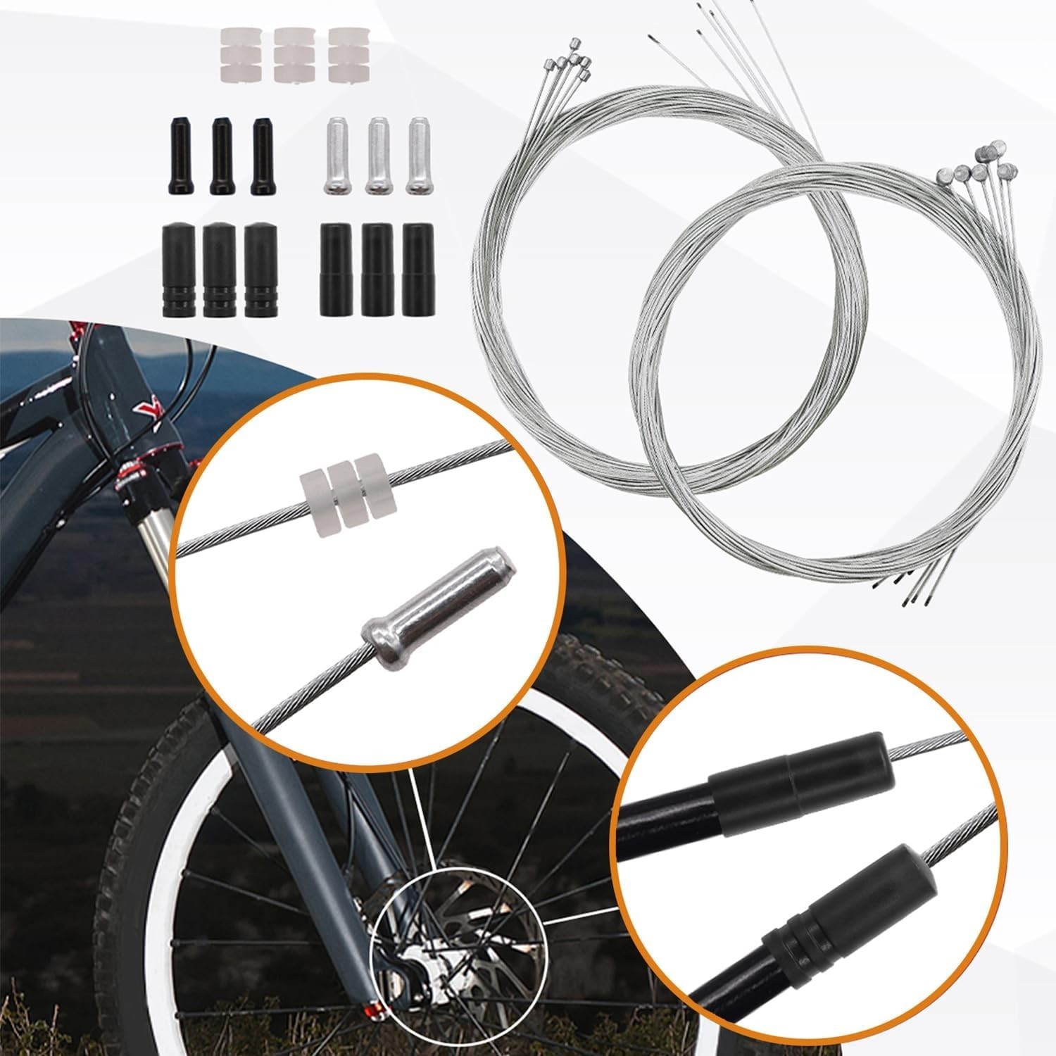 Comprehensive 73PCS Bike Maintenance Kit with O-Rings & Cable End Caps – Mankk