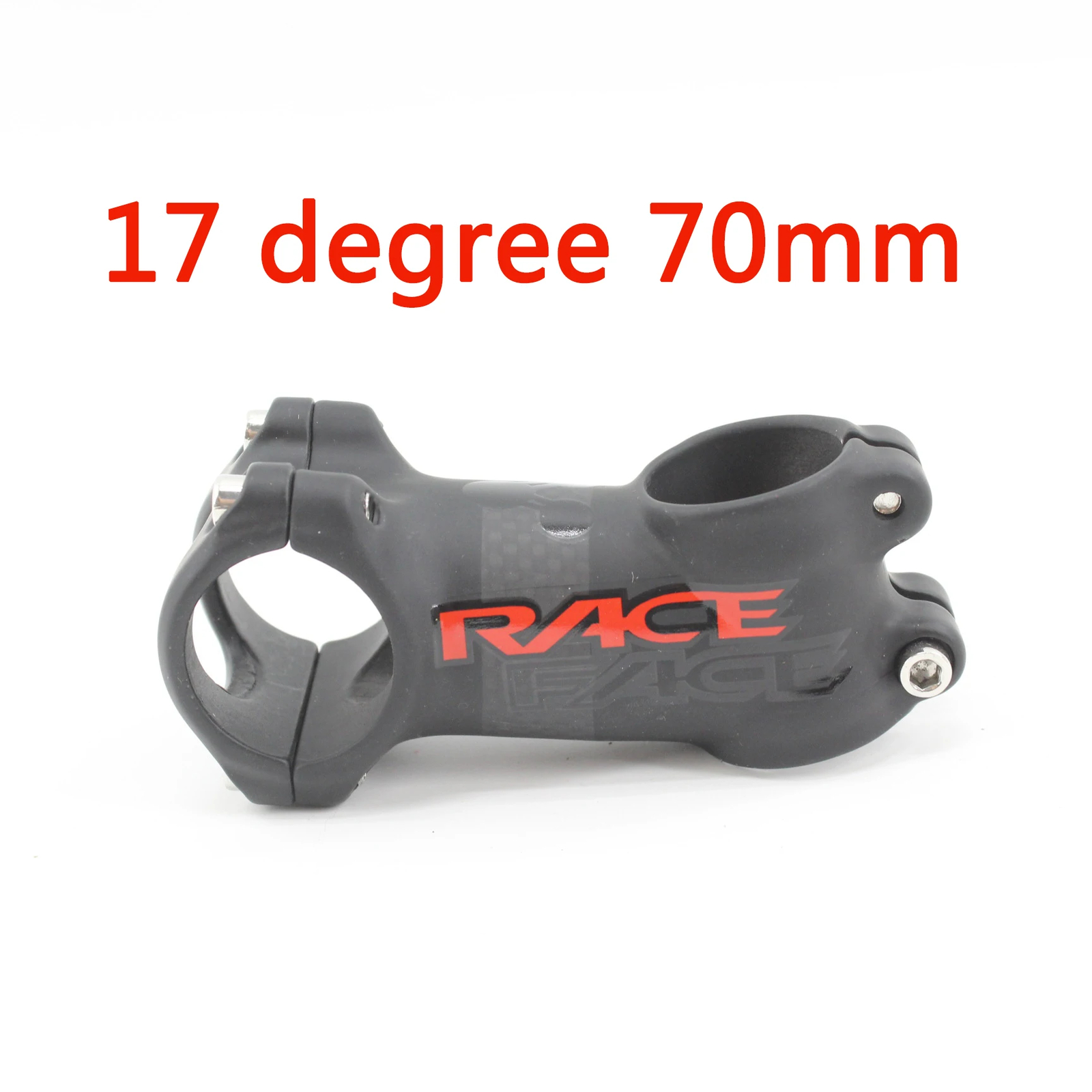 Mountain Road Bike Carbon Fibre Stem 6 17 Angle Degrees 31.8*60-120mm Matt