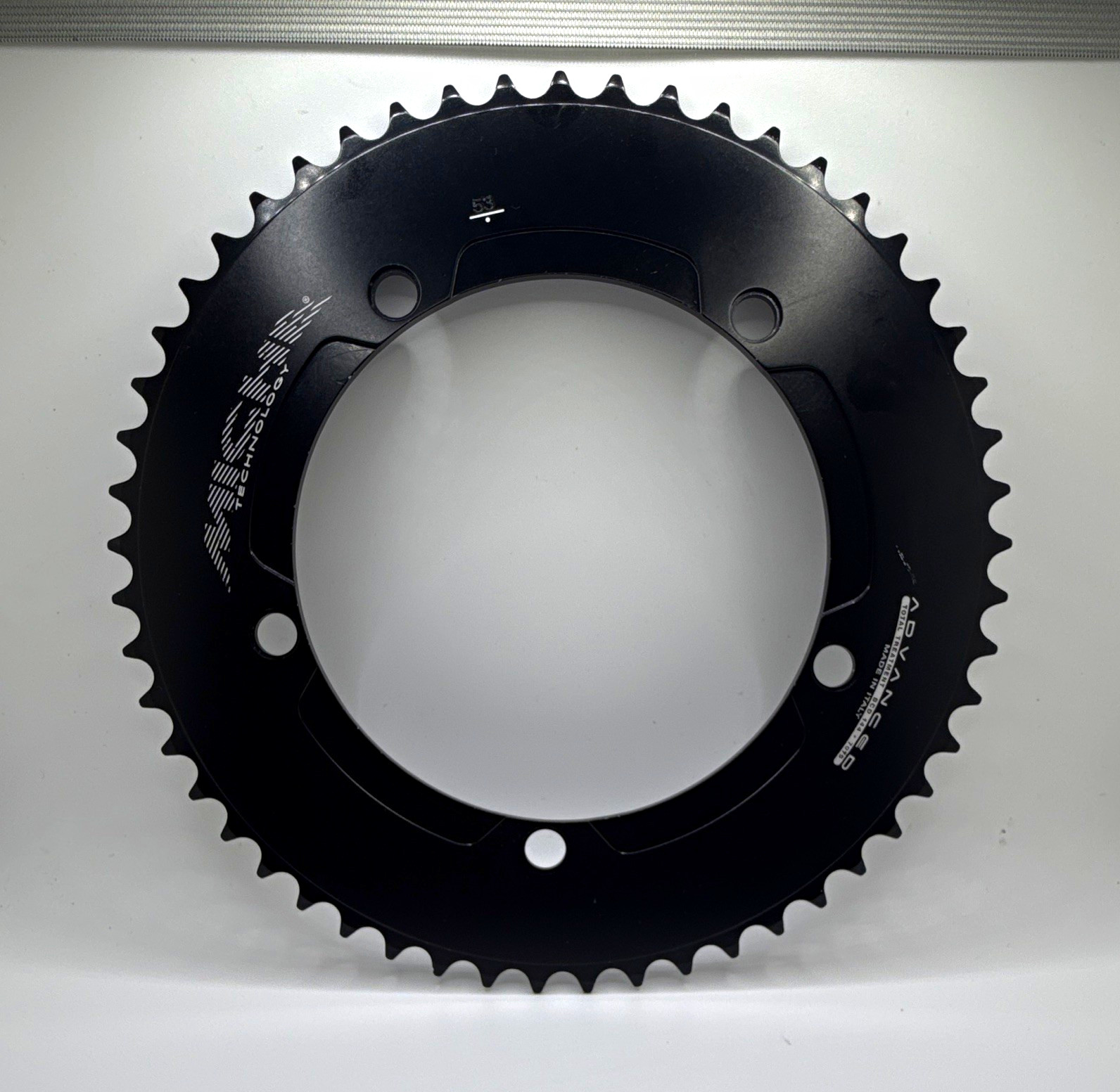 Miche Advanced 50T Chainring 130mm BCD 5-Arm Black Aluminum Shimano Dura-Ace