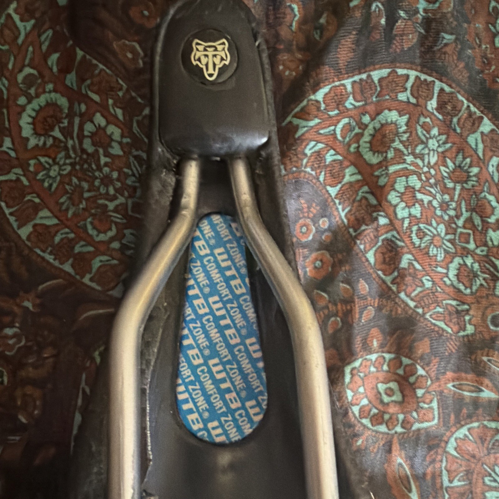 WTB Kona Rocket Comfort Zone Mountain Bike Saddle Black Blue Gray