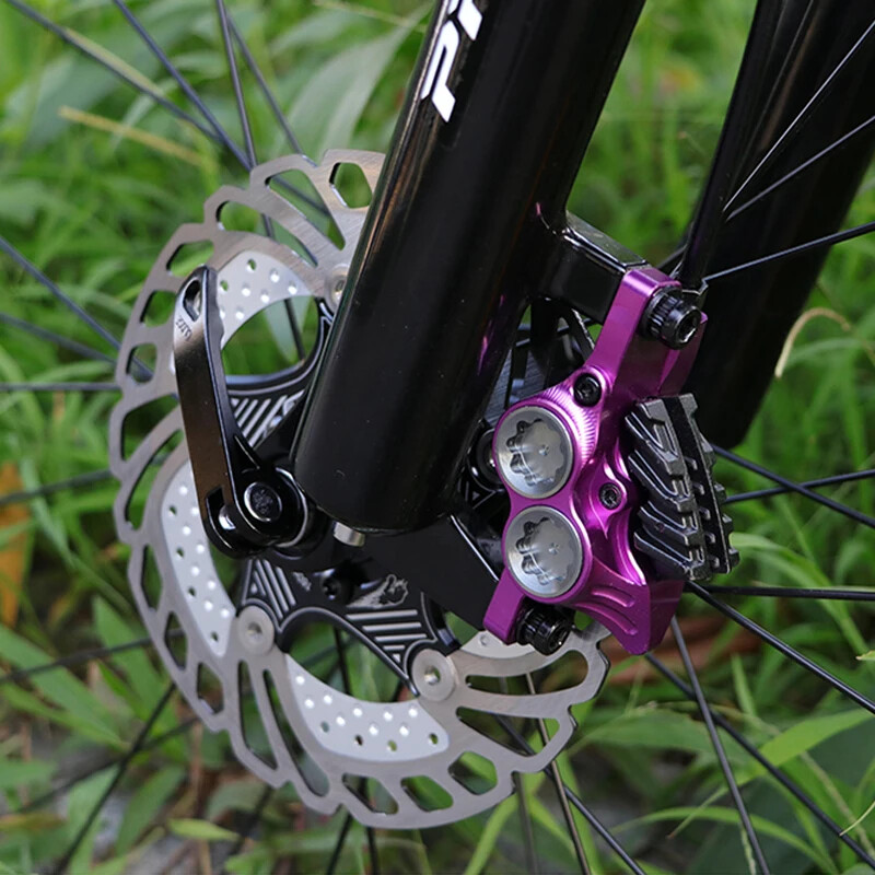 Mtb Bike Hydraulic Brake 800mm/1550mm Front Rear Brake 4 Piston Oil Pressure