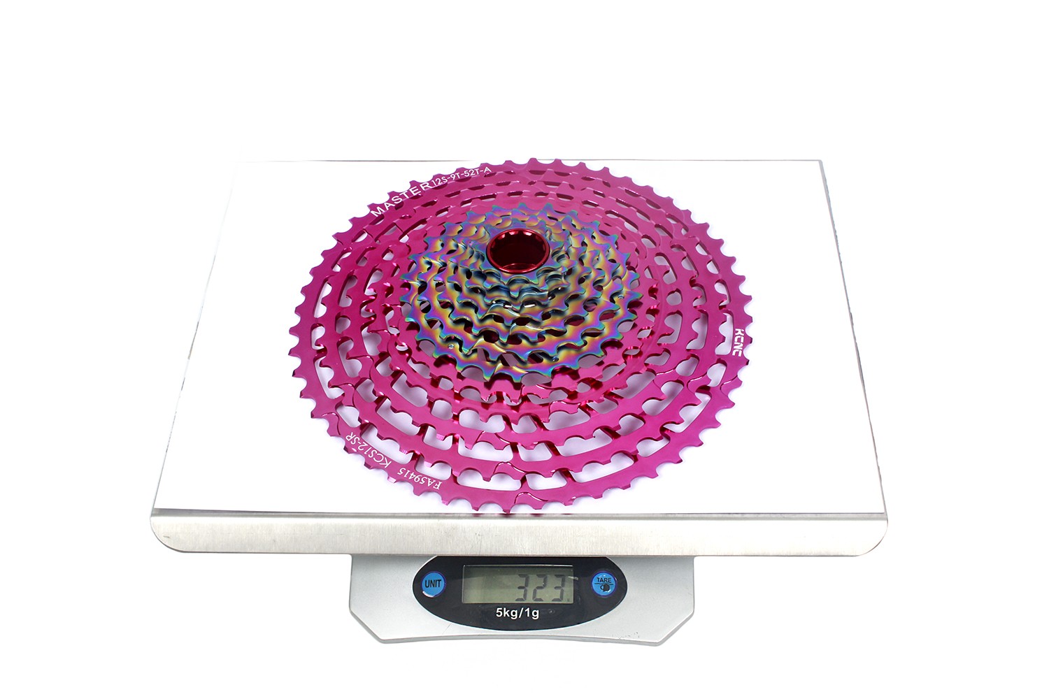 KCNC 12 Speed Cassette 9-52T Pink Rainbow MTB Bicycle for SRAM Eagle XD Driver