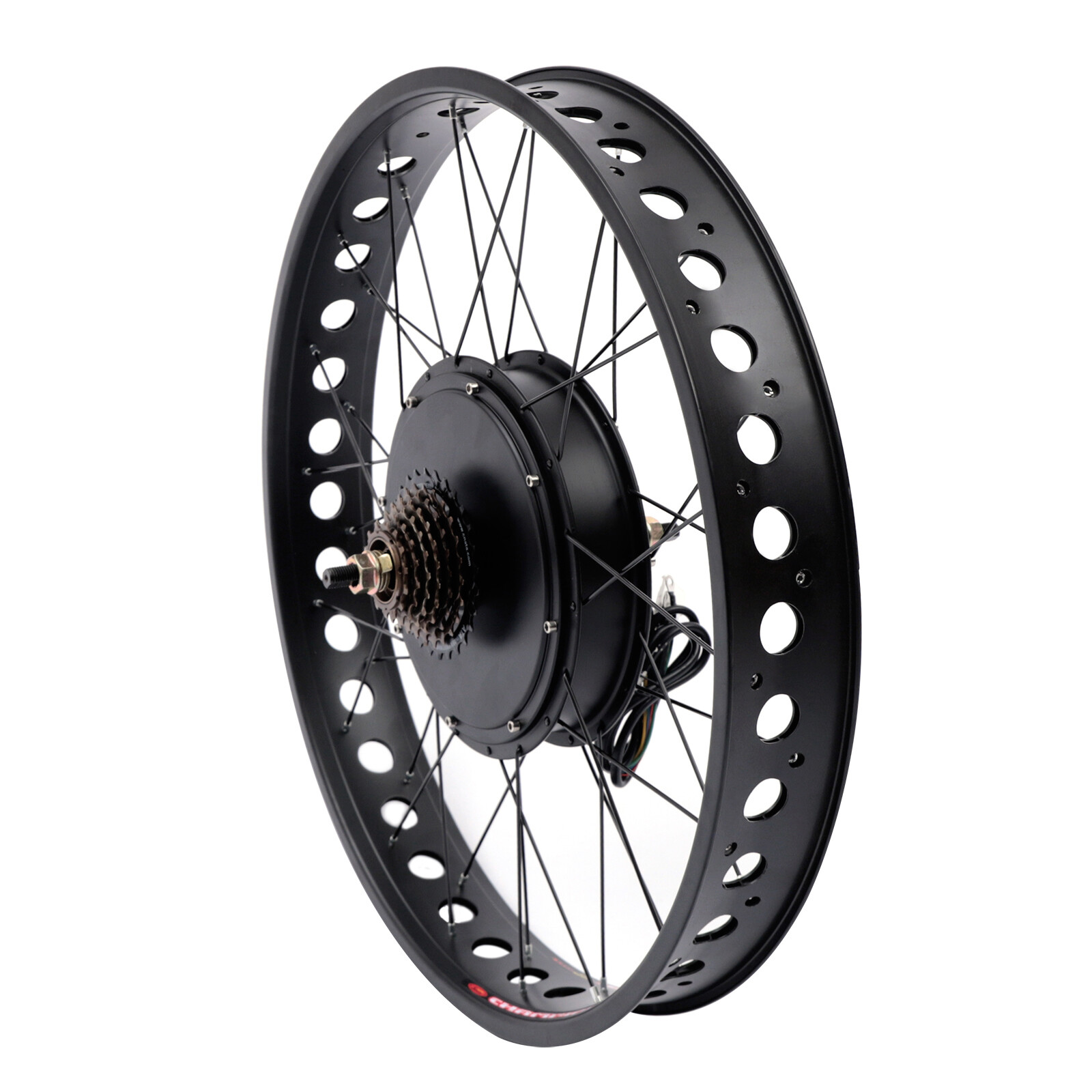 E-Bike Fat Tire Bicycle Rear Wheel Hub Motor Conversion Kit Fit 26″ 48V 1500W