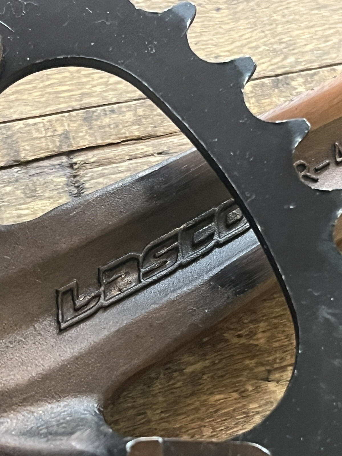 Vintage Lasco Drive Side Crank Arm + 46 T Chain Ring Single Speed Fixed Gear