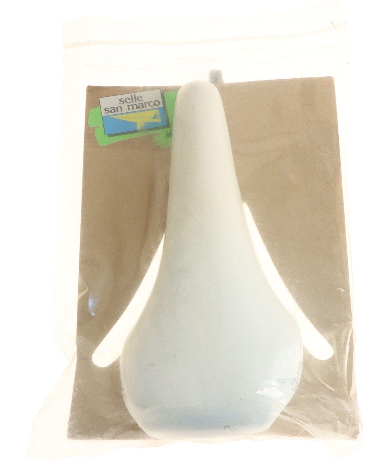 Selle San Marco Bontrager Saddle C40 Steel White Smooth Leather 90s NOS NEW