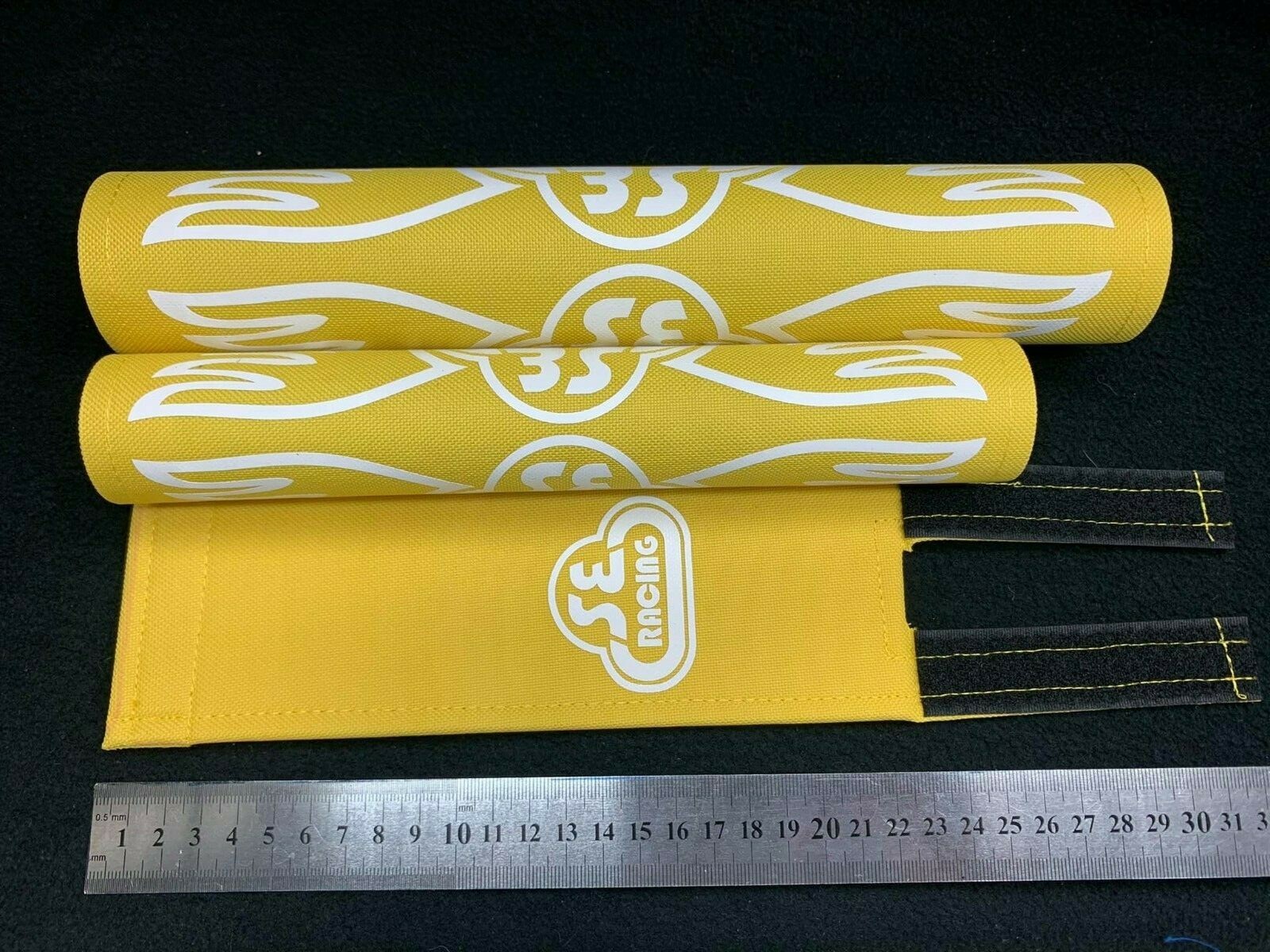 PK RIPPER Pad Set frame handlebars bar Stem bmx Re Made yellow white