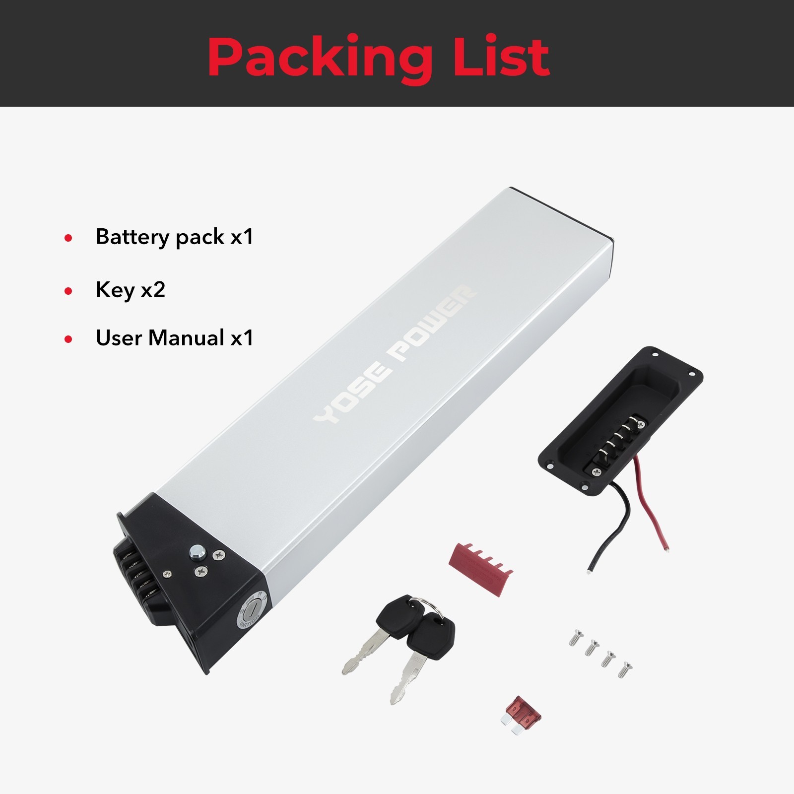 Lectric XP 1.0 2.0 3.0 Models Ebike Battery 48V 11.6Ah Lectric Bike Battery
