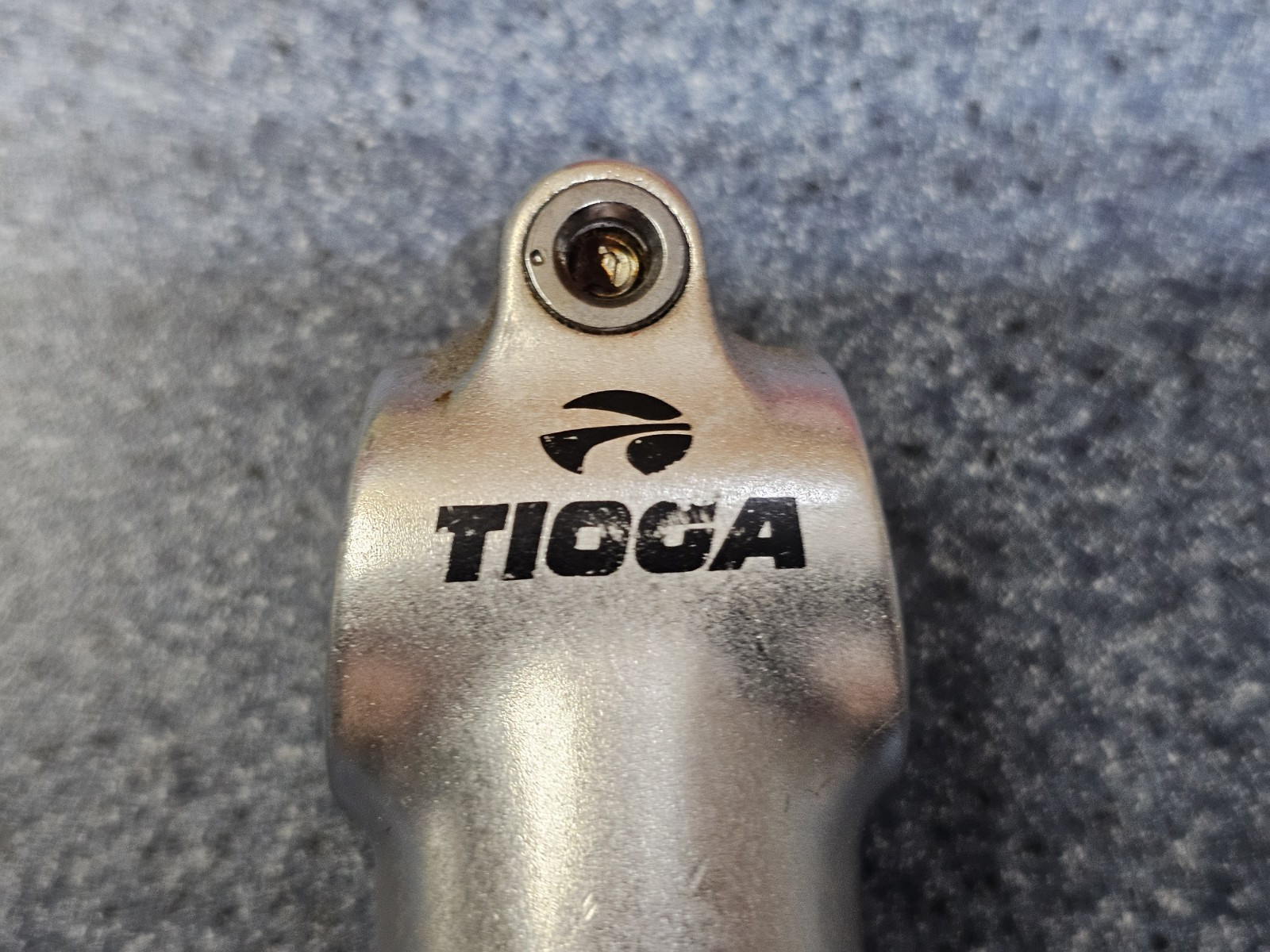 Tioga Alchemy Forged Aluminum Stem 135mm 1-1/8” 25.4mm Silver Vintage 90’s MTB