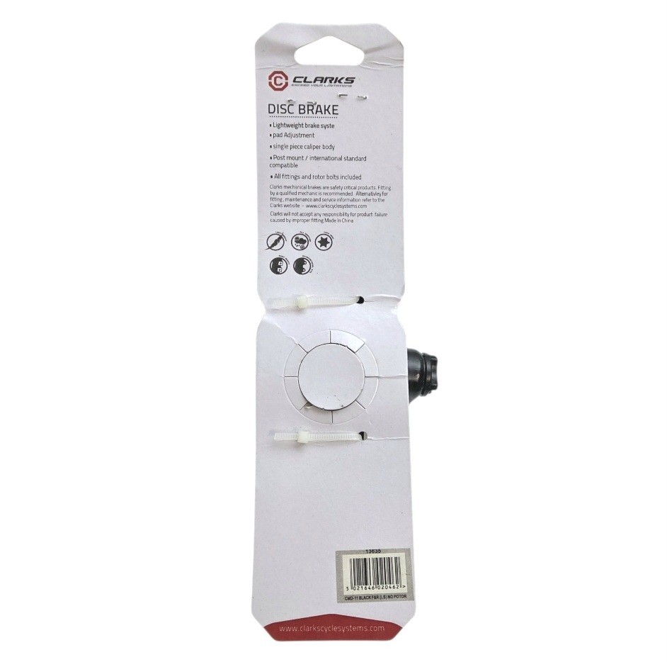 CLARKS Mechanical Disc Brake Clk Cmd-11 Mech ForR No-Rotor Bk