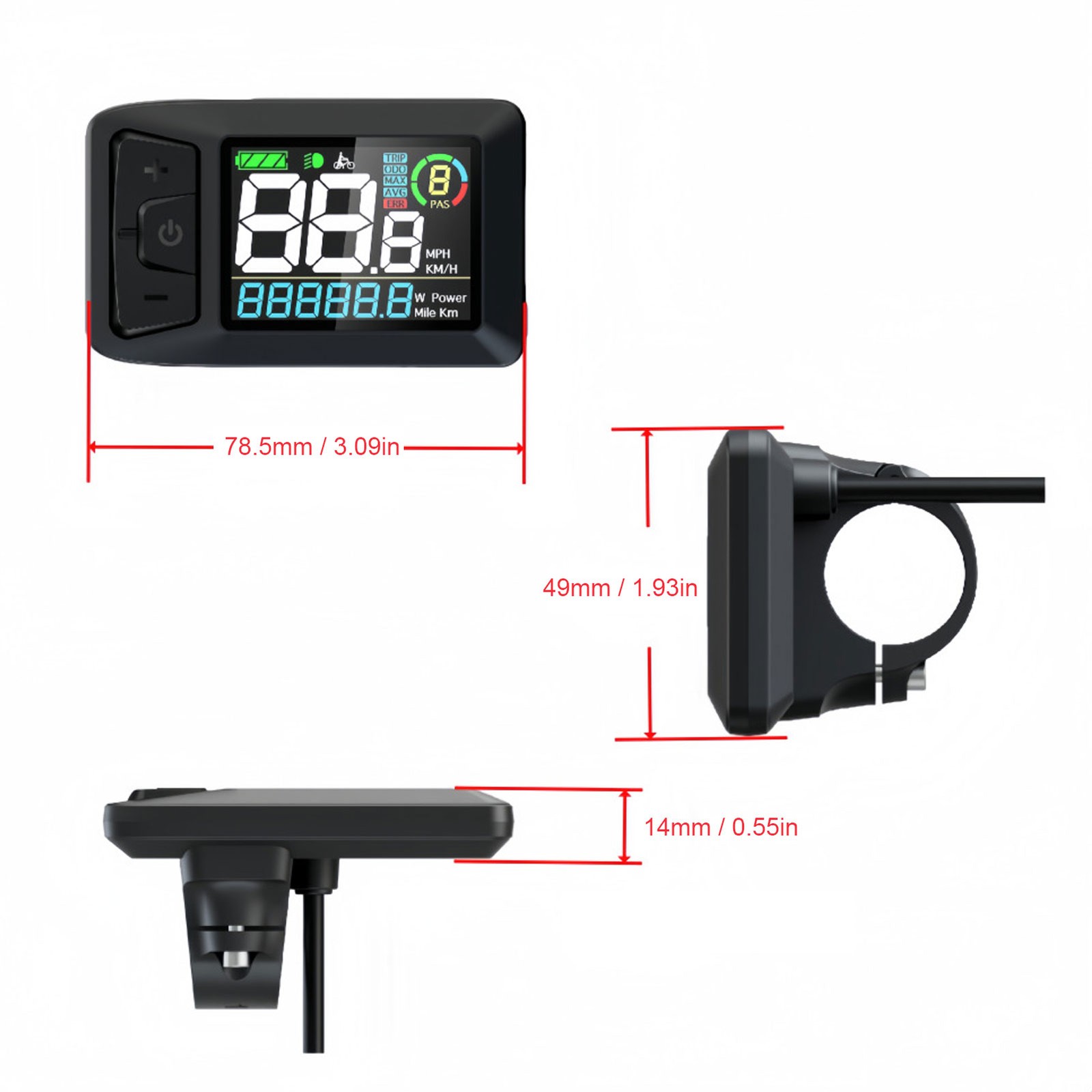 Display Meter Fit For BBS01 BBS02B G340 G320 M300 M400 M620 Mid Moto CDYA