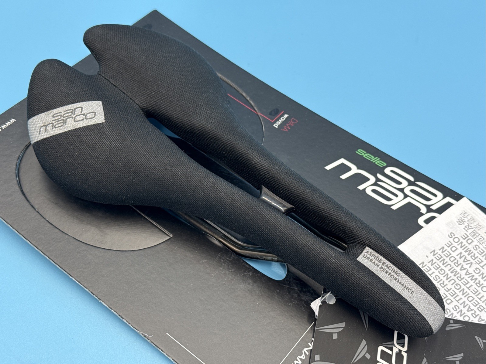 Selle San Marco ASPIDE 2 Racing Open Narrow XSilite Stainless Rails 277 x 132mm