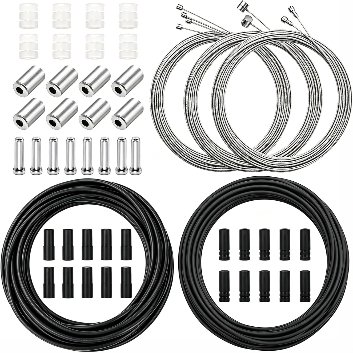 Universal Bicycle Brake Cable and Shift Cable,Bicycle Shift Derailleur Cable & B
