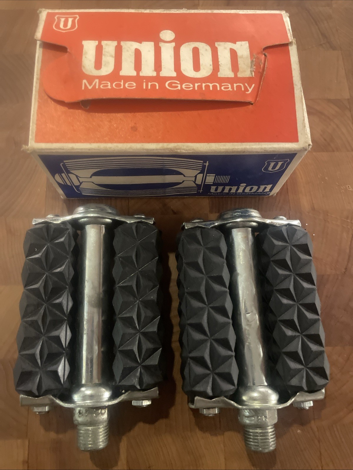 Vintage New-Old-Stock UNION 9/16″ Pedals • Germany • #265. (NJ)