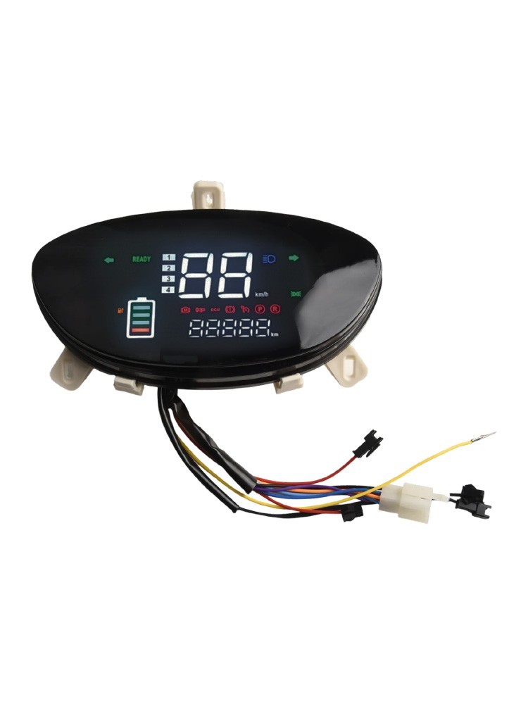 Electric Bike Scooter LCD Display Motor Speedometer Easy to Use (69 characters)