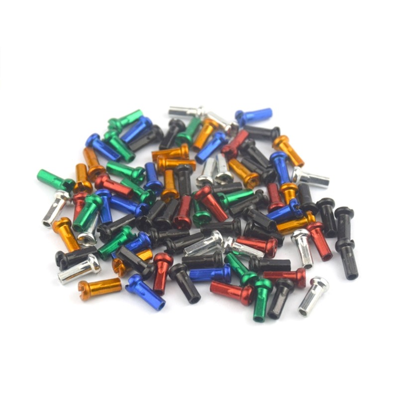 60Pcs/pack MTB Bike Road Nipples 14G 14mm 2.0mm Ultralight High Strength