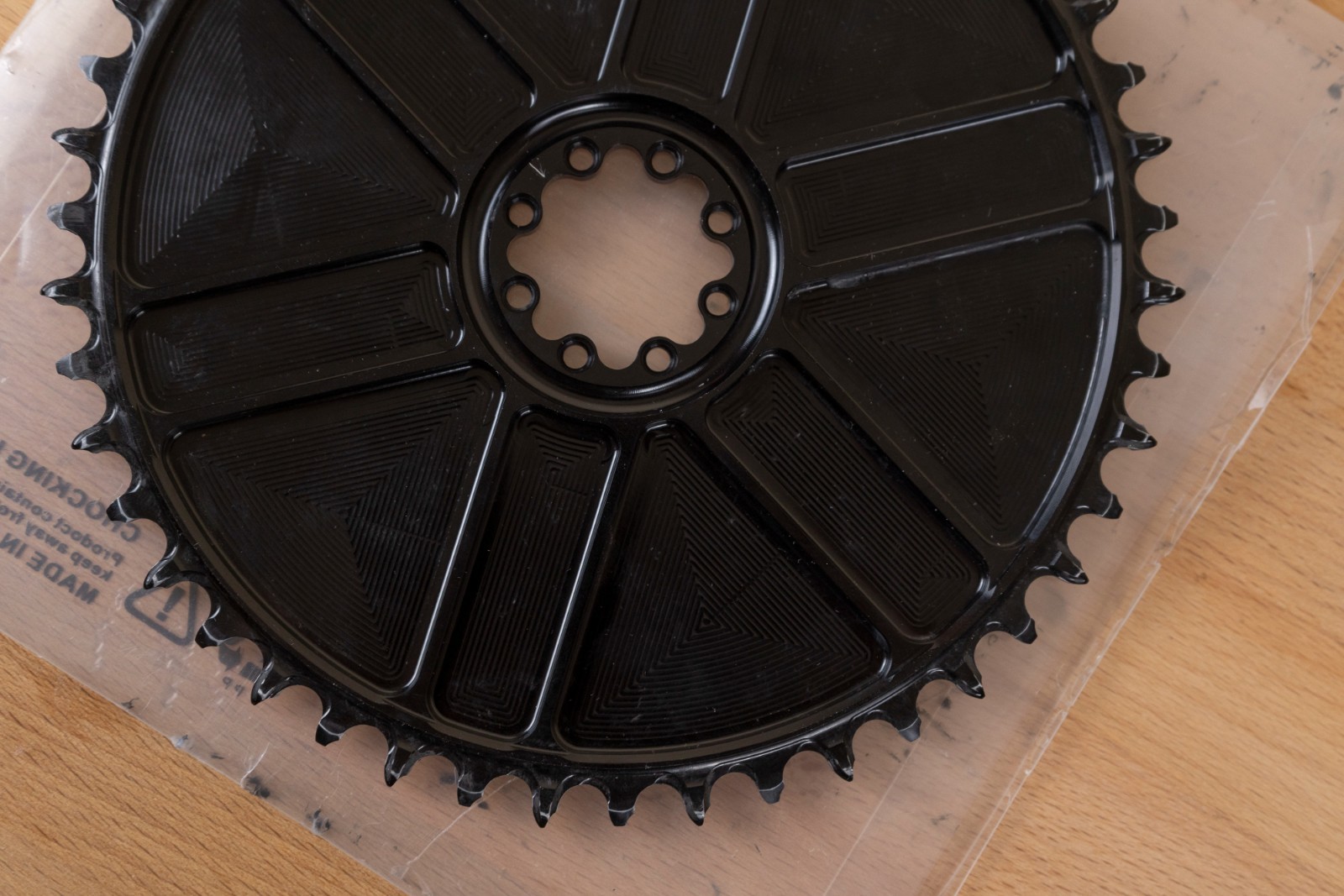 STONE Aero 1X Chainring 46T SRAM AXS 12 Speed (8 Bolt) Gravel Road Bike
