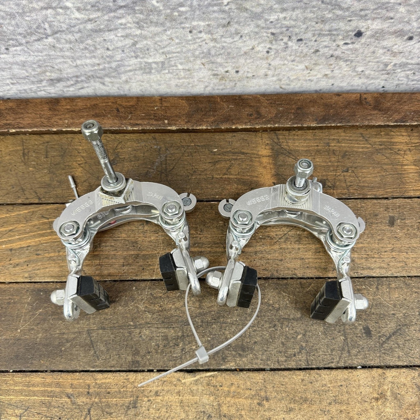 Vintage Dia-Compe Drop Forged Caliper Brakes Set Center Pull Road Bike Japan