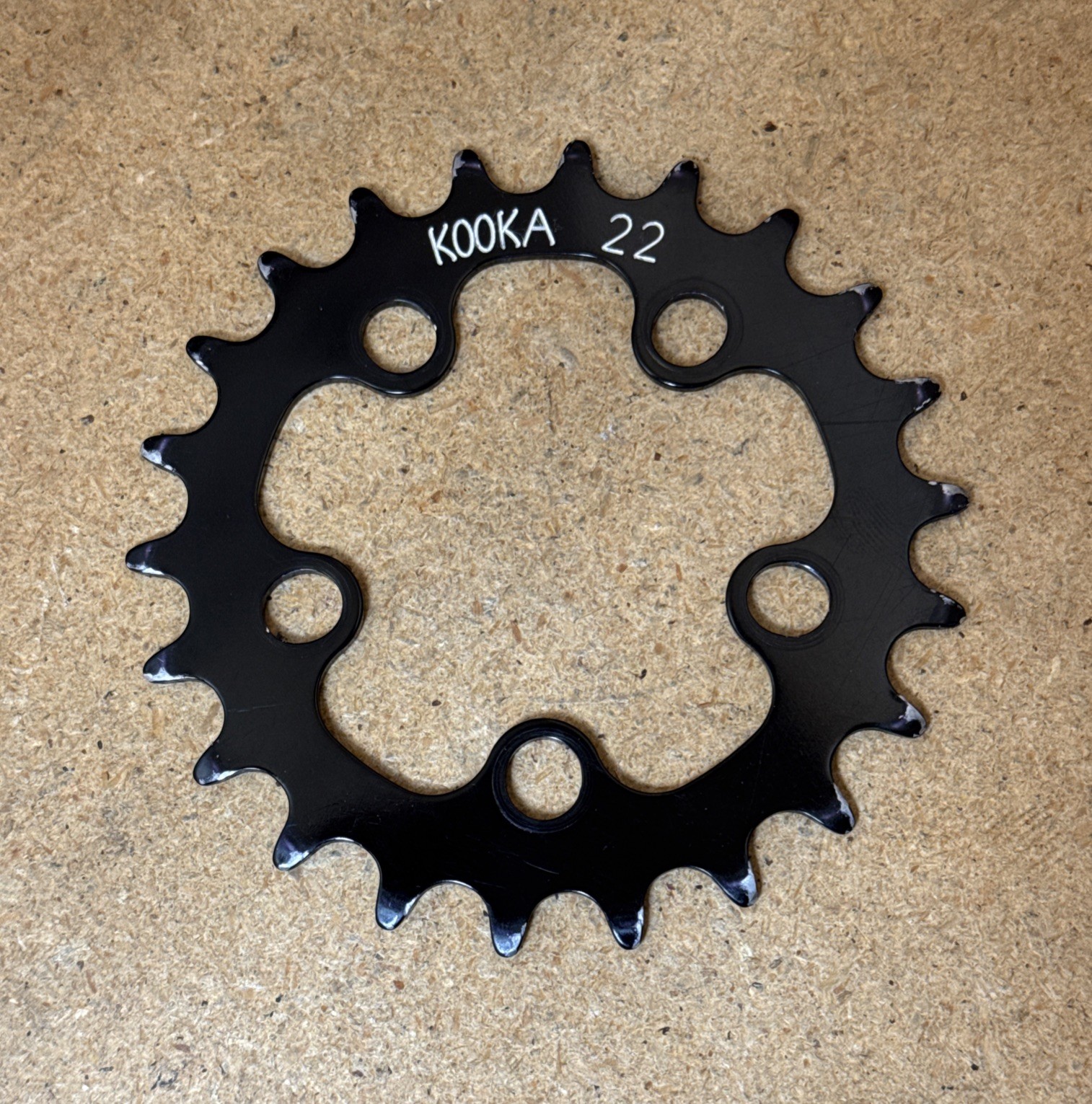 Vintage Kooka 22t Chainring 22 Tooth 58 mm BCD Granny USA Aluminum