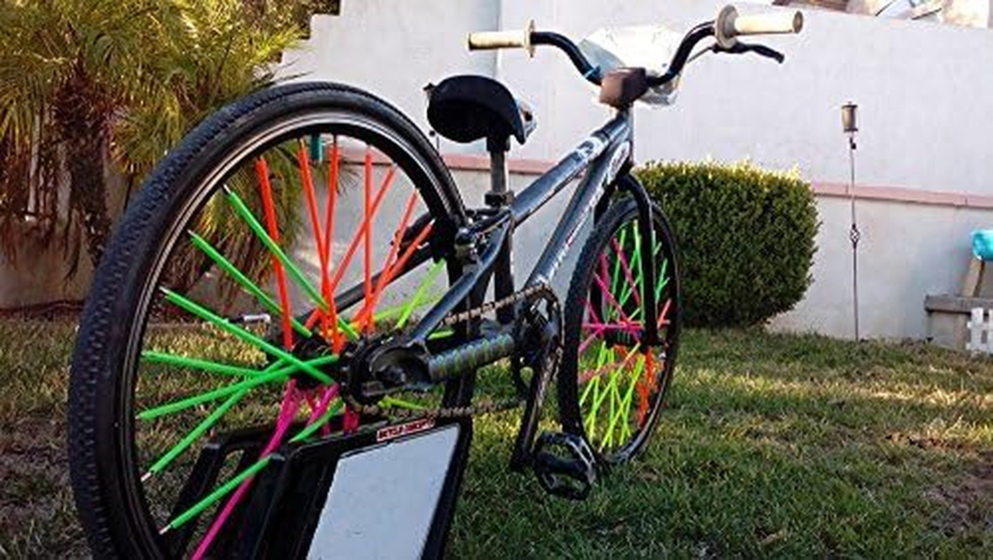 Super Pop Bicycle Spoke Skins Wraps Compatible with Schoolmate Bike Fans