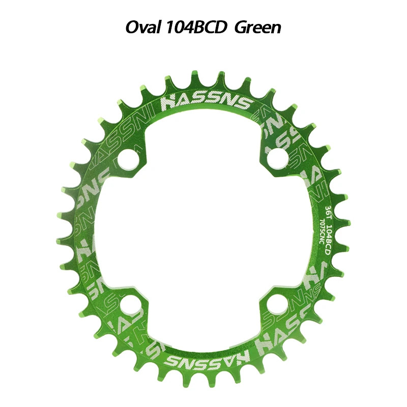 MTB Oval Chainring 104BCD 30T-42T Mountain Bike Bicycle Sprocket Crank
