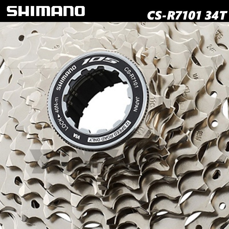 Shimano 105 CS-R7101 12 Speed 11-34T HG Cassette Road Bike Gravel-OE