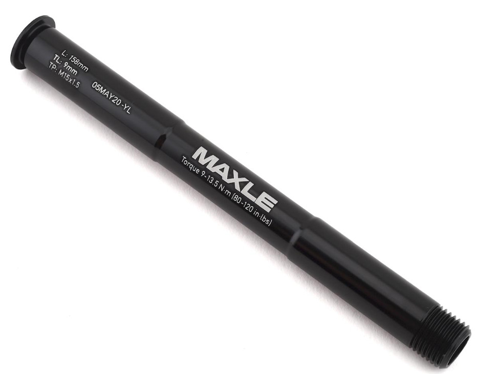RockShox Maxle Stealth Front Thru Axle (Black) (158mm) (15 x 110mm) (1.5mm)