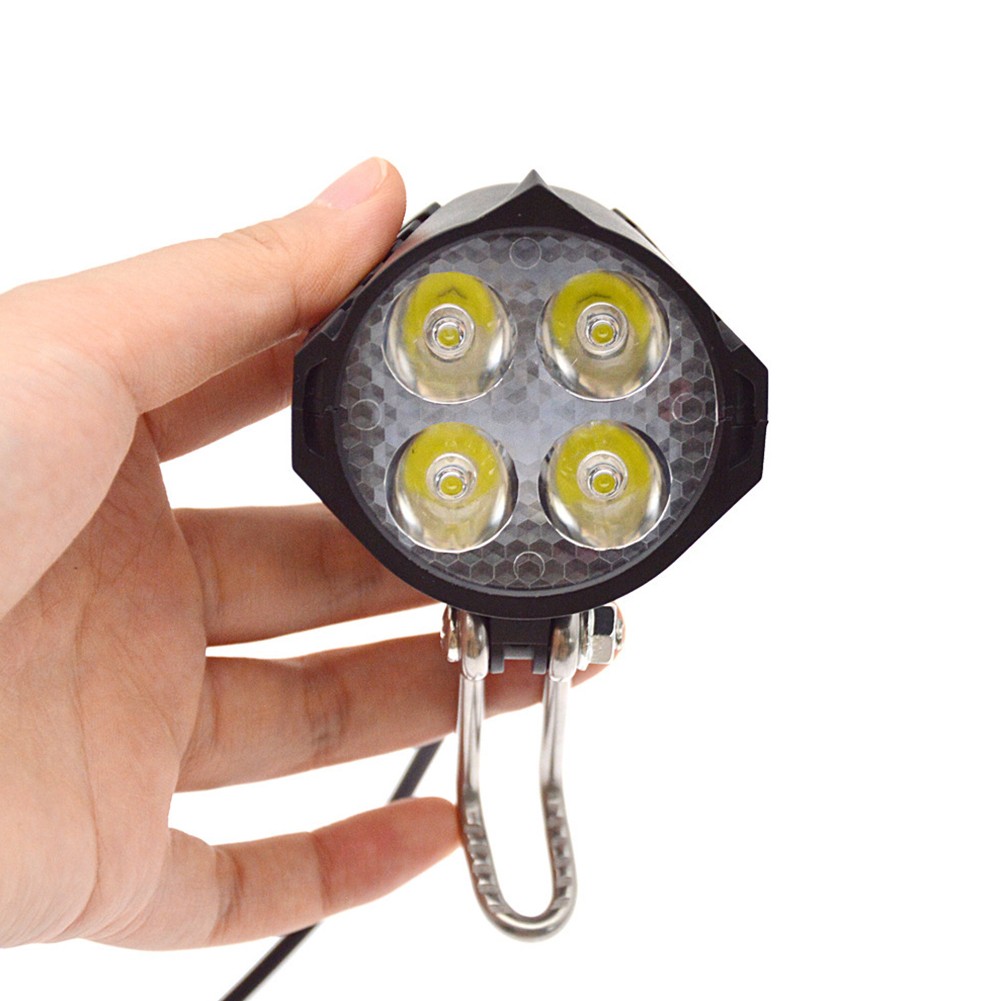 4-in-1 eBike LED Light Kit with Horn Turn Signals 24V-48V Waterproof Universal