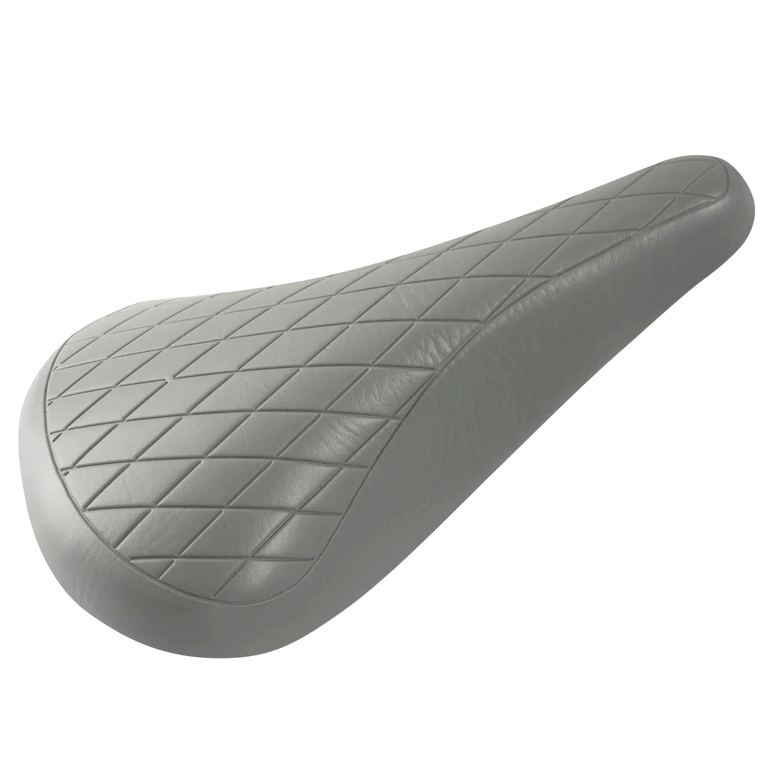 GRAY BMX Bike Seat Diamond Pattern Vinyl Bicycles New