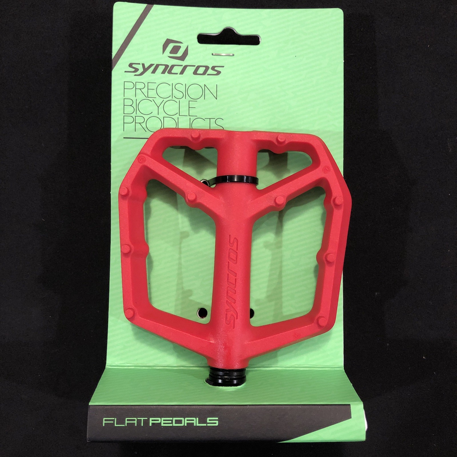Syncros Squamish III Composite Flat Pedals Large Florida Red
